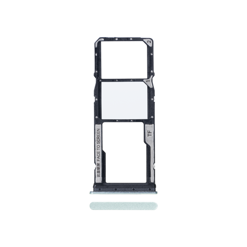 Xiaomi Redmi 13C (23100RN82L) Support de carte SIM Vert trèfle OEM