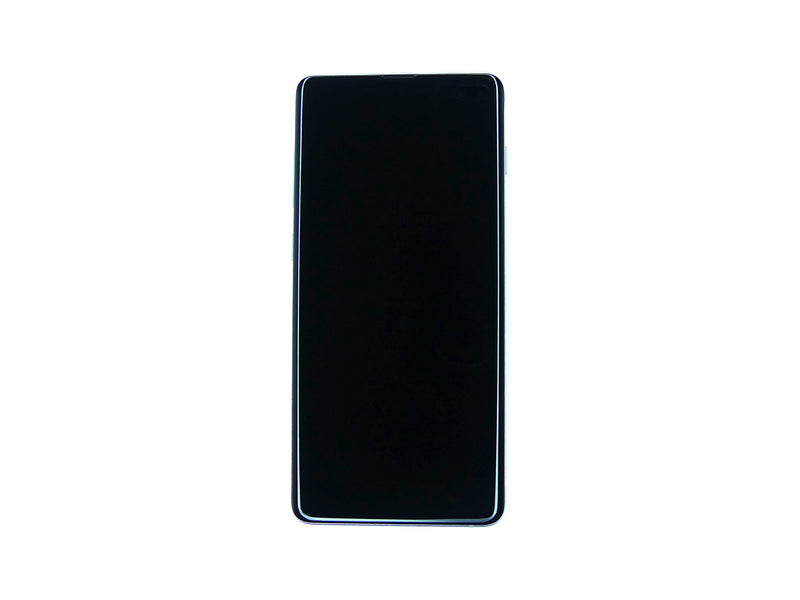 Samsung Galaxy S10 Plus G975F Écran et numériseur avec cadre Prism White Service Pack