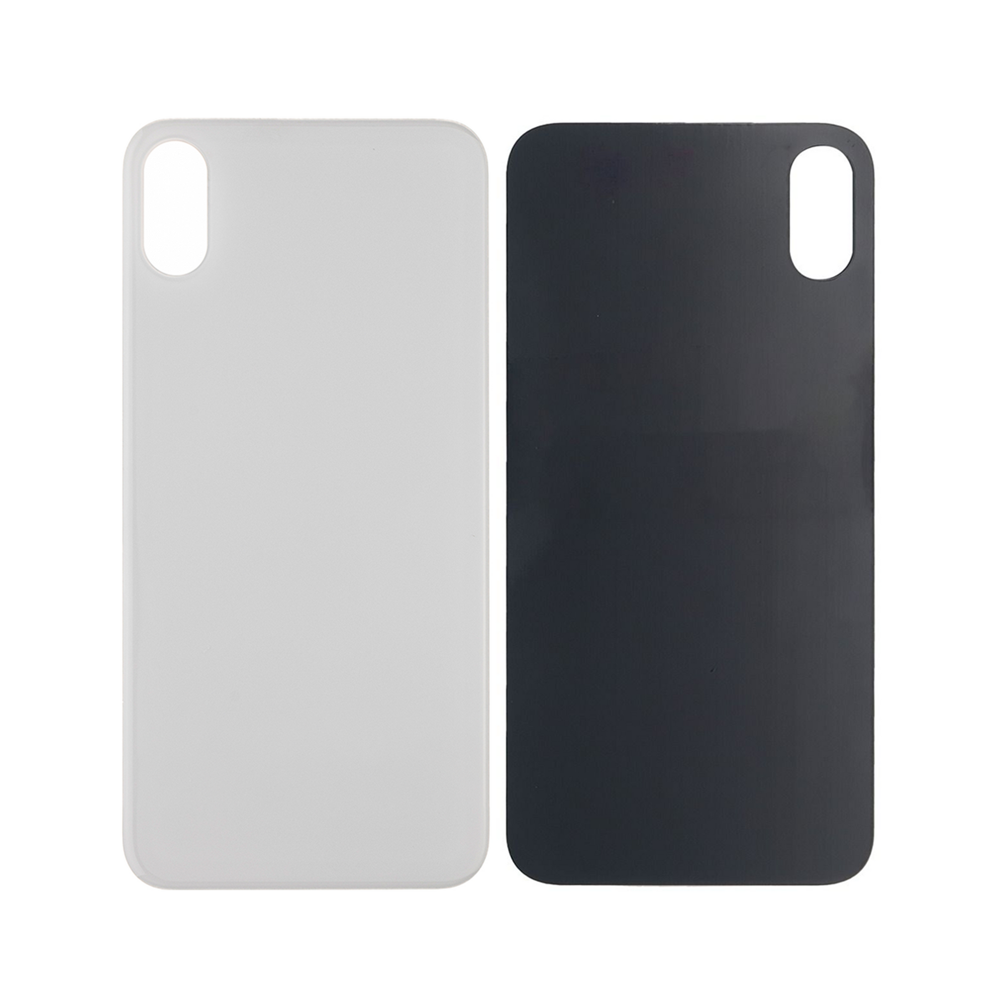 Pour iPhone X Extra Glass White (cadre élargi de l'appareil photo)