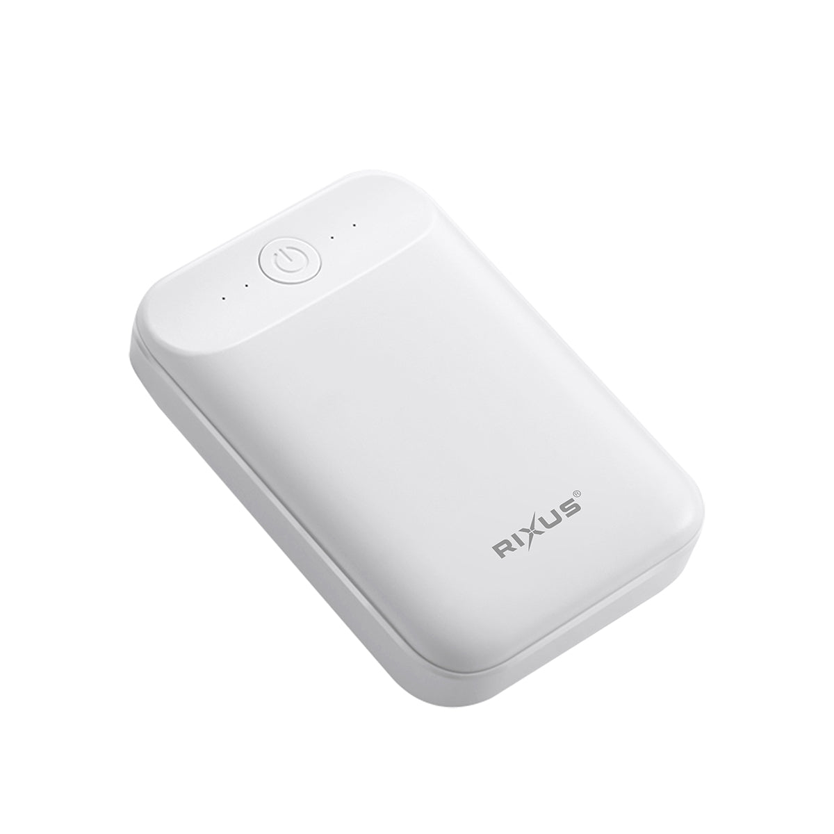 Rixus RXPB33B Banque d'énergie ultra-compacte 10000 mAh Blanc