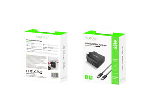 Rixus RXLC24 Chargeur universel USB-C Noir