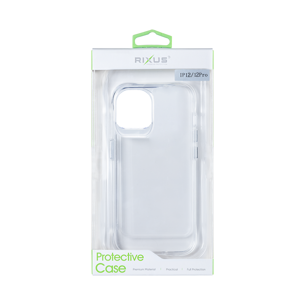 Rixus Pour iPhone 12,12 Pro Crystal Clear Anti-shock TPU