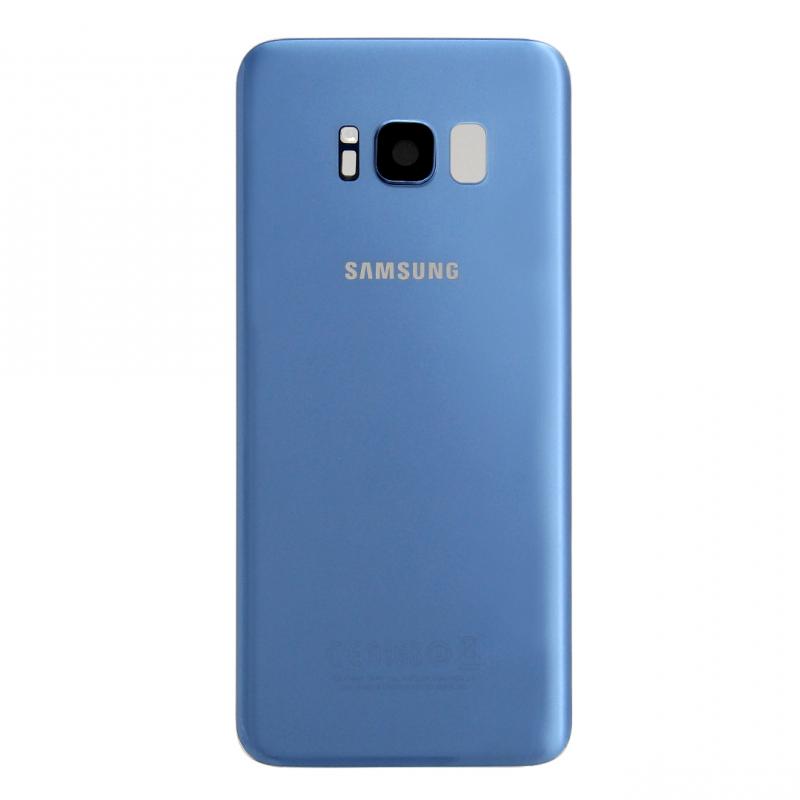 Samsung Galaxy S8 G950F Couvercle arrière bleu avec lentille (OEM)