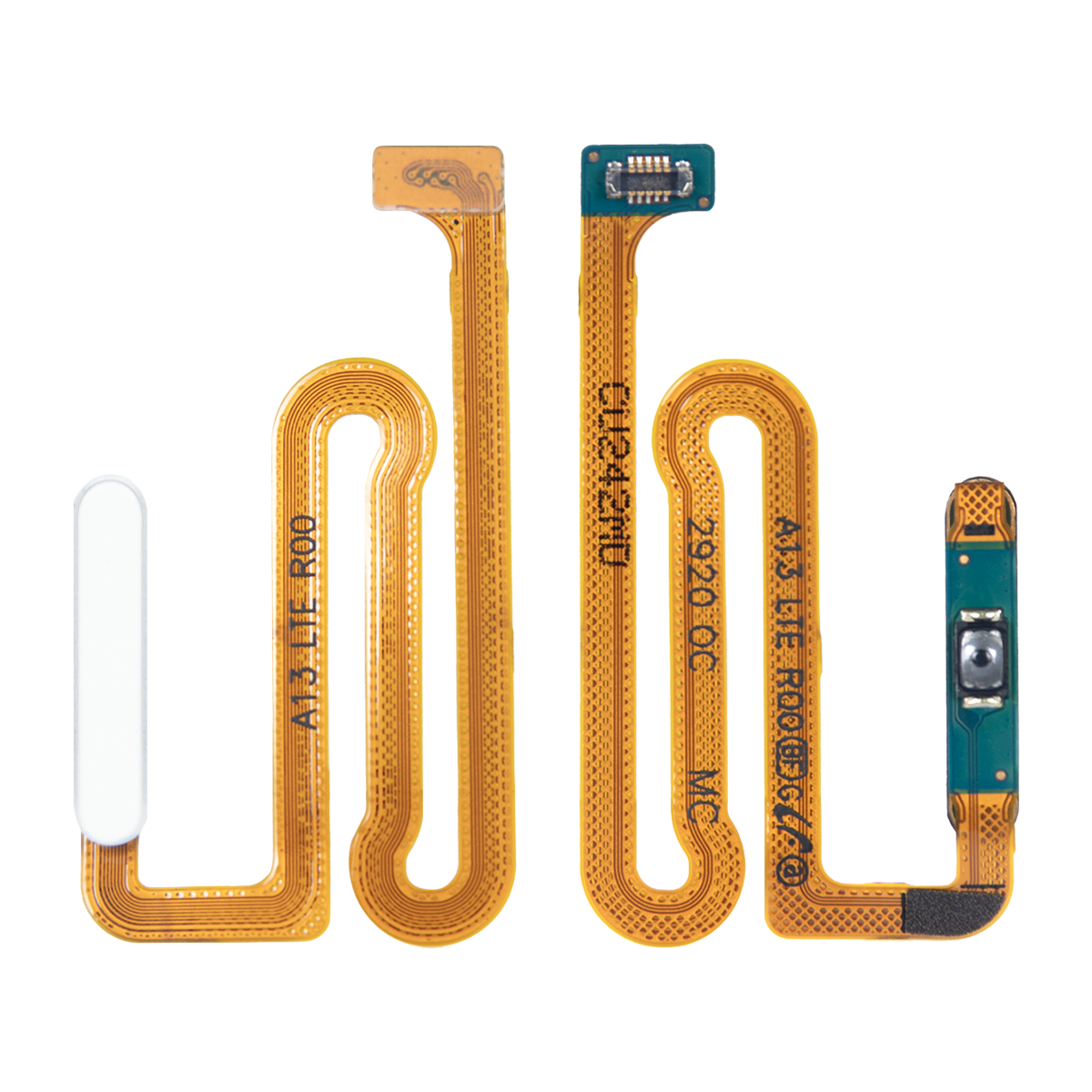 Samsung Galaxy A13 A135F Capteur d'empreintes digitales Flex Blanc