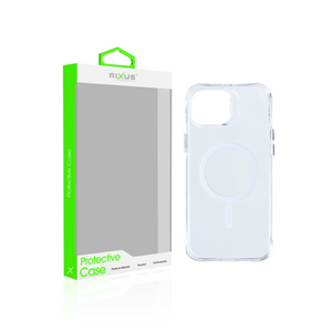 Rixus Pour iPhone 13 Crystal Clear Anti-shock TPU Avec MagSafe
