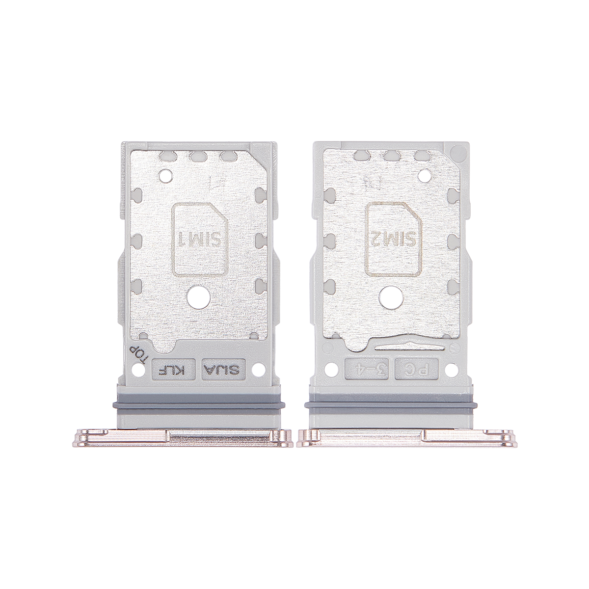 Samsung Galaxy S22 S901B Support de carte Sim et MicroSD Rose Or