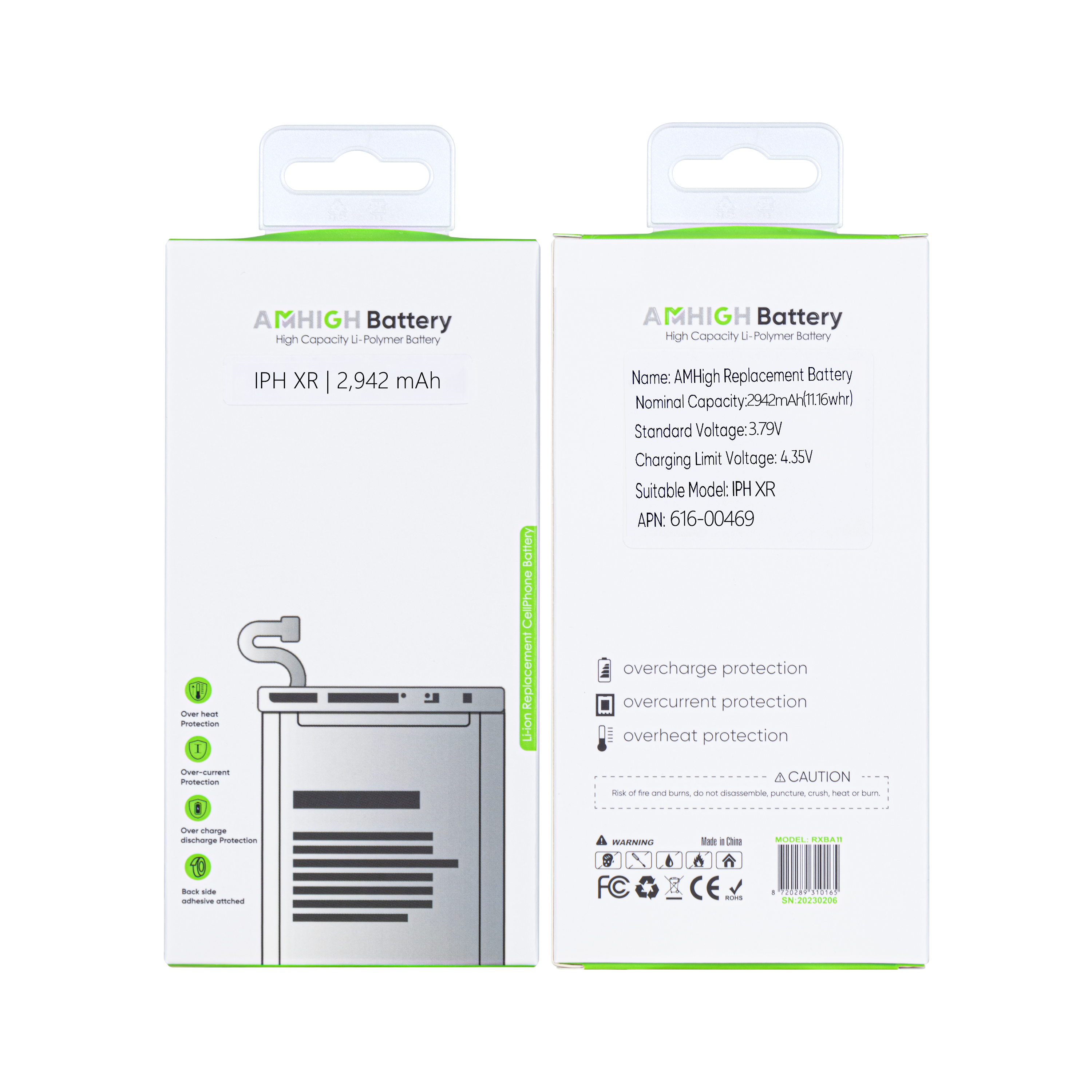 Pour iPhone XR Batterie Cellule No Flex