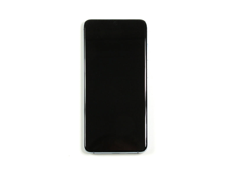 Samsung Galaxy S20 G980F, S20 5G G981F Ecran et numériseur avec cadre Cloud Blue Service Pack