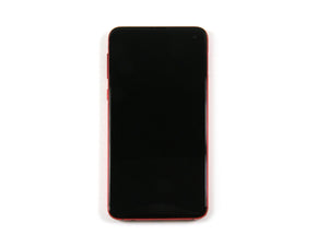 Samsung Galaxy S10e G970F Écran et numériseur avec cadre rouge cardinal Service Pack