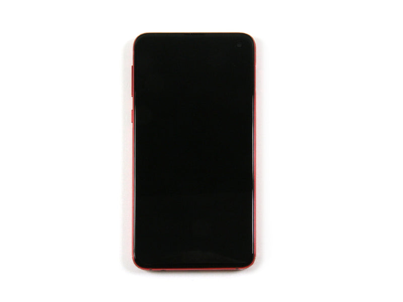 Samsung Galaxy S10e G970F Écran et numériseur avec cadre rouge cardinal Service Pack