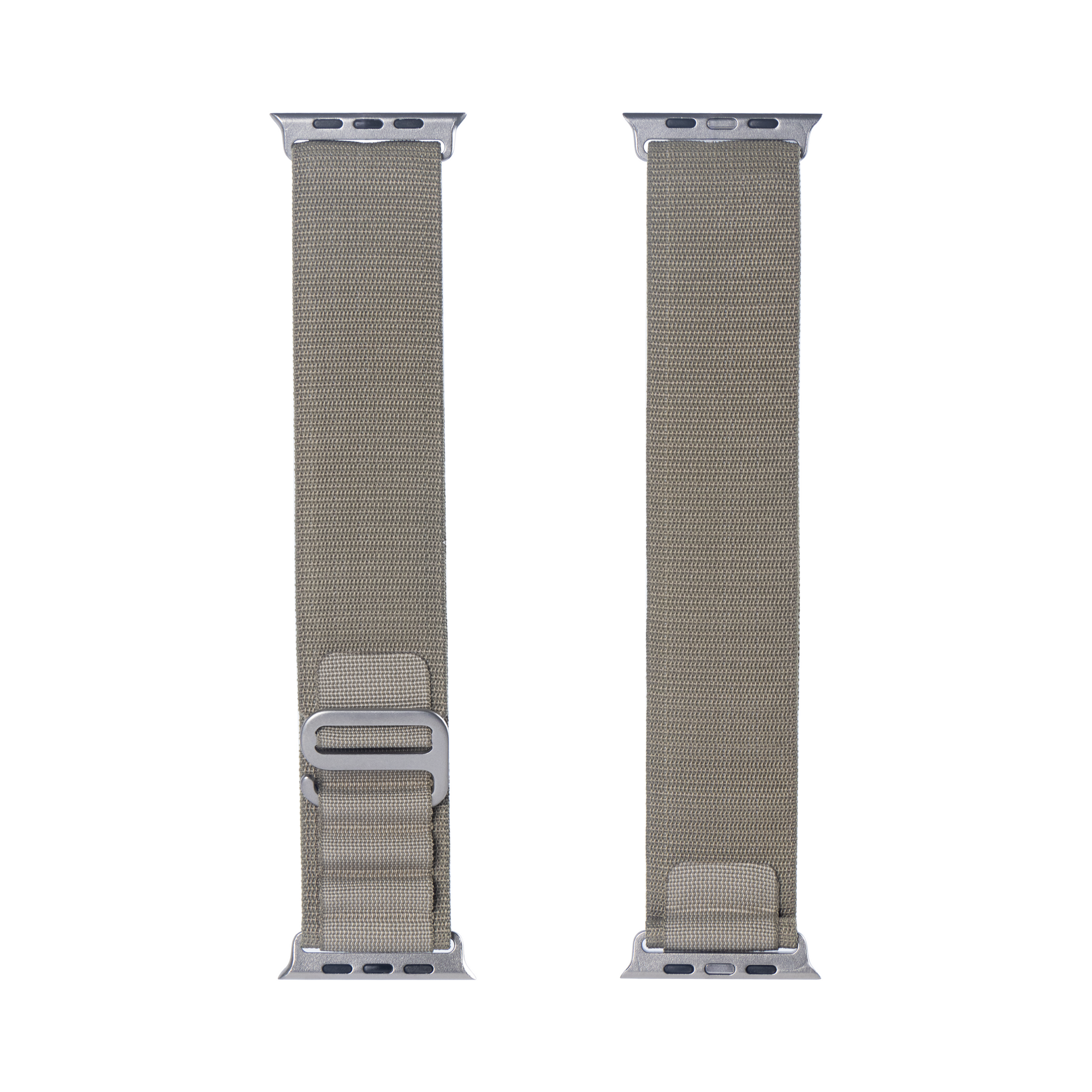 Pour Apple Watch 42mm, 44mm, 45mm, 49mm Bracelet Nylon Alpine Loop Olive Boîte de vente au détail
