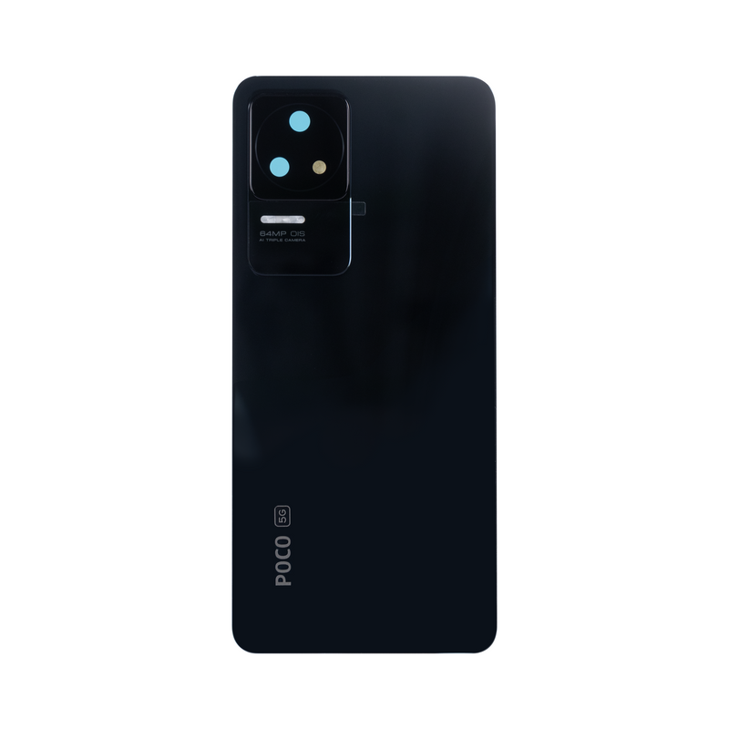 Xiaomi Poco F4 5G (22021211RG,22021211RI) Coque arrière avec objectif Noir Nuit OEM