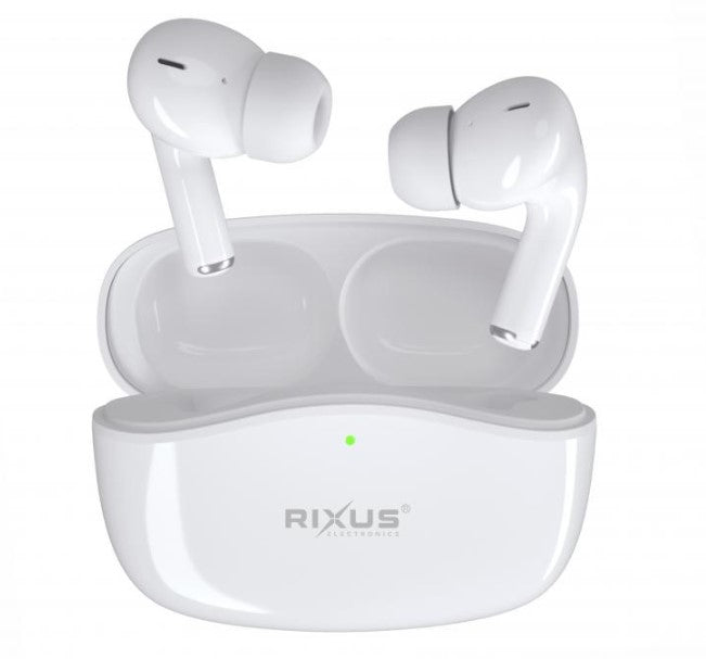 Rixus RXBT809A Crystal Clear Wireless Earphone Blanc