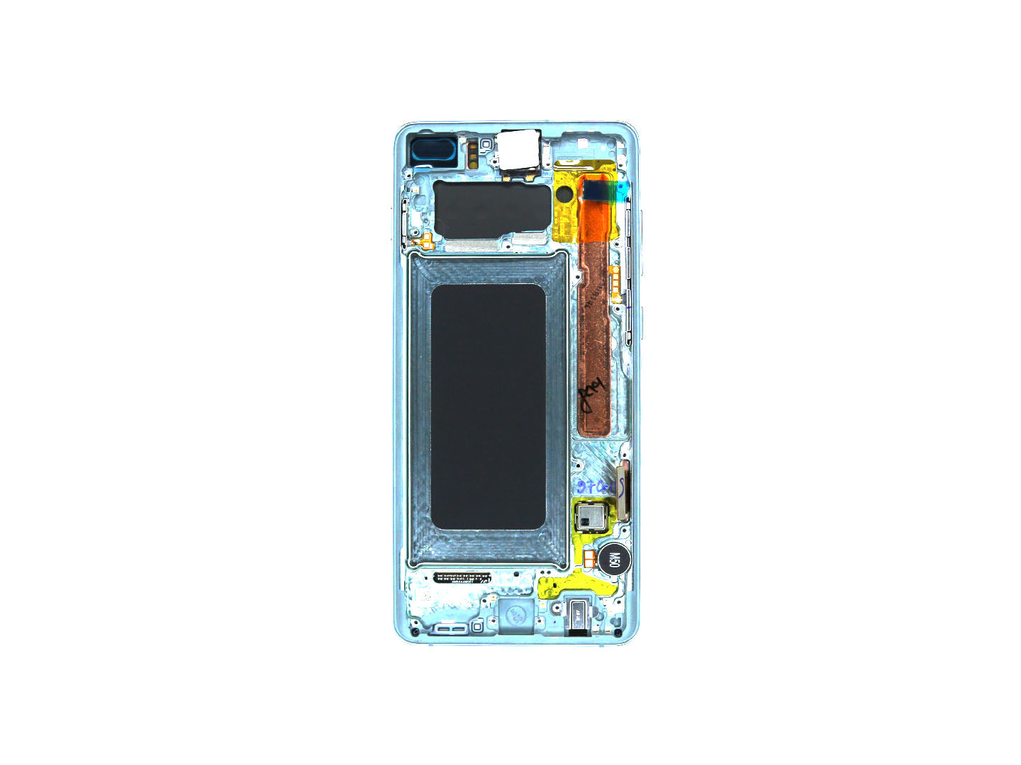 Samsung Galaxy S10 Plus G975F Écran et numériseur avec cadre Prism Green Service Pack
