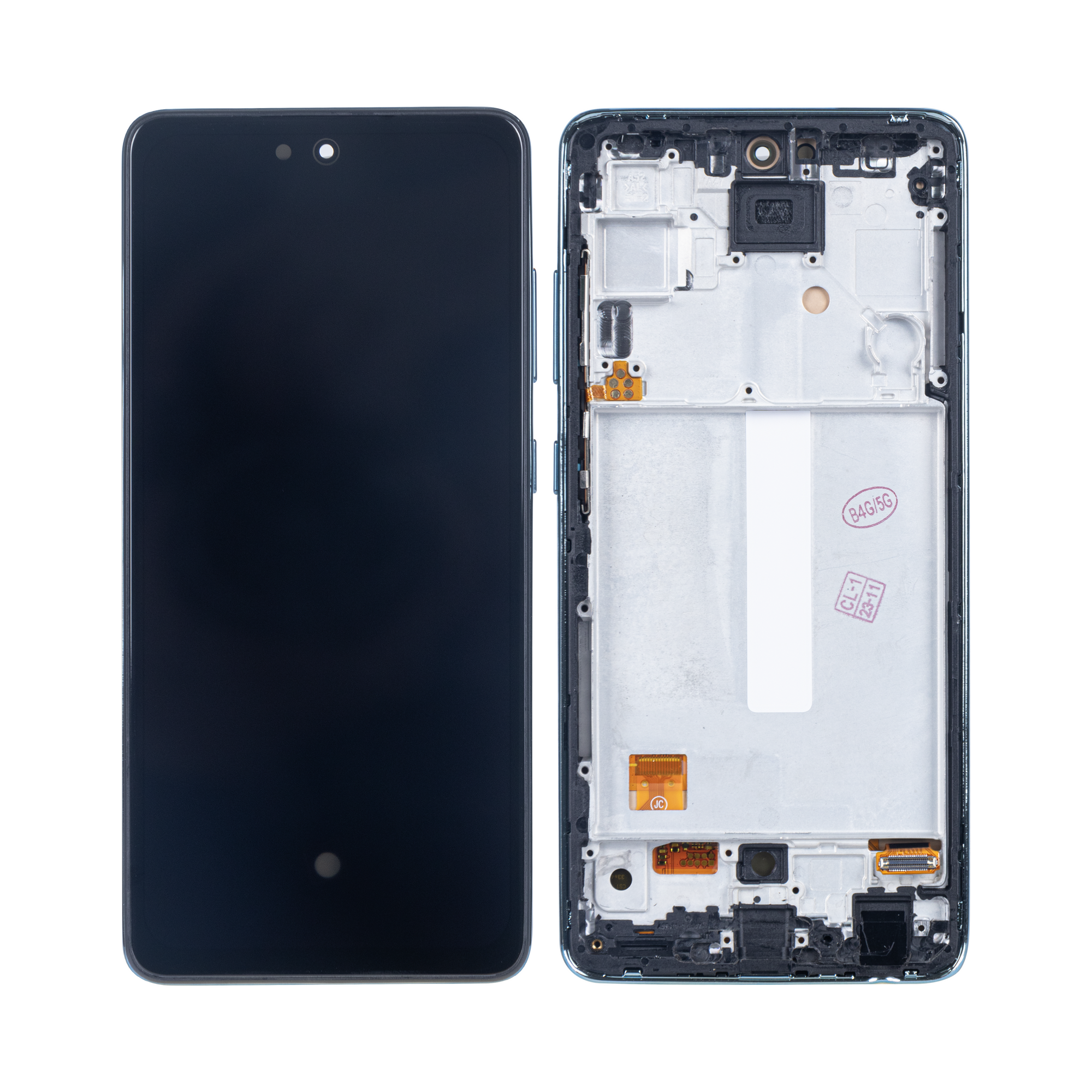 Samsung Galaxy A52 4G A525F Ecran et Digitizer Avec Cadre Bleu Soft-OLED