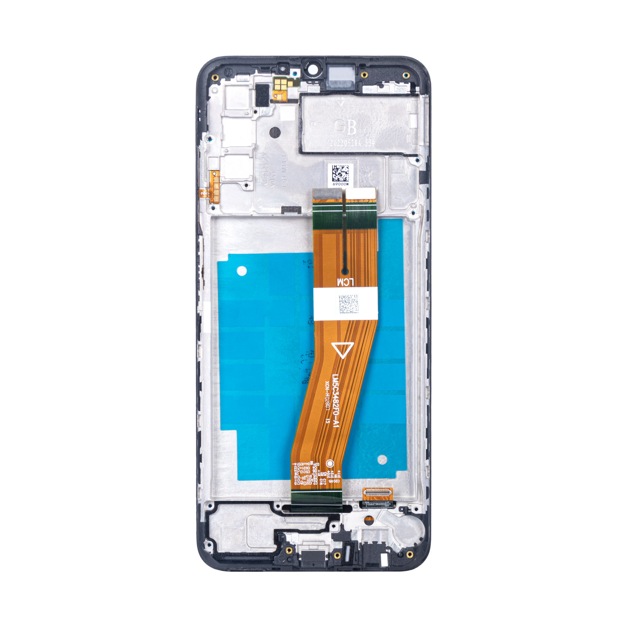 Samsung Galaxy A03s A037F Écran et numériseur avec cadre Noir (Non EU) Soft-OLED