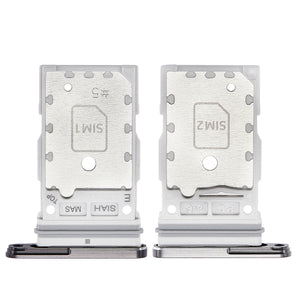 Samsung Galaxy S23 S911B, S23 Plus S916B Support pour carte double Sim et MicroSD Graphite