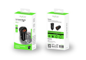 Rixus RXC54 MINI Chargeur de voiture 20W Noir