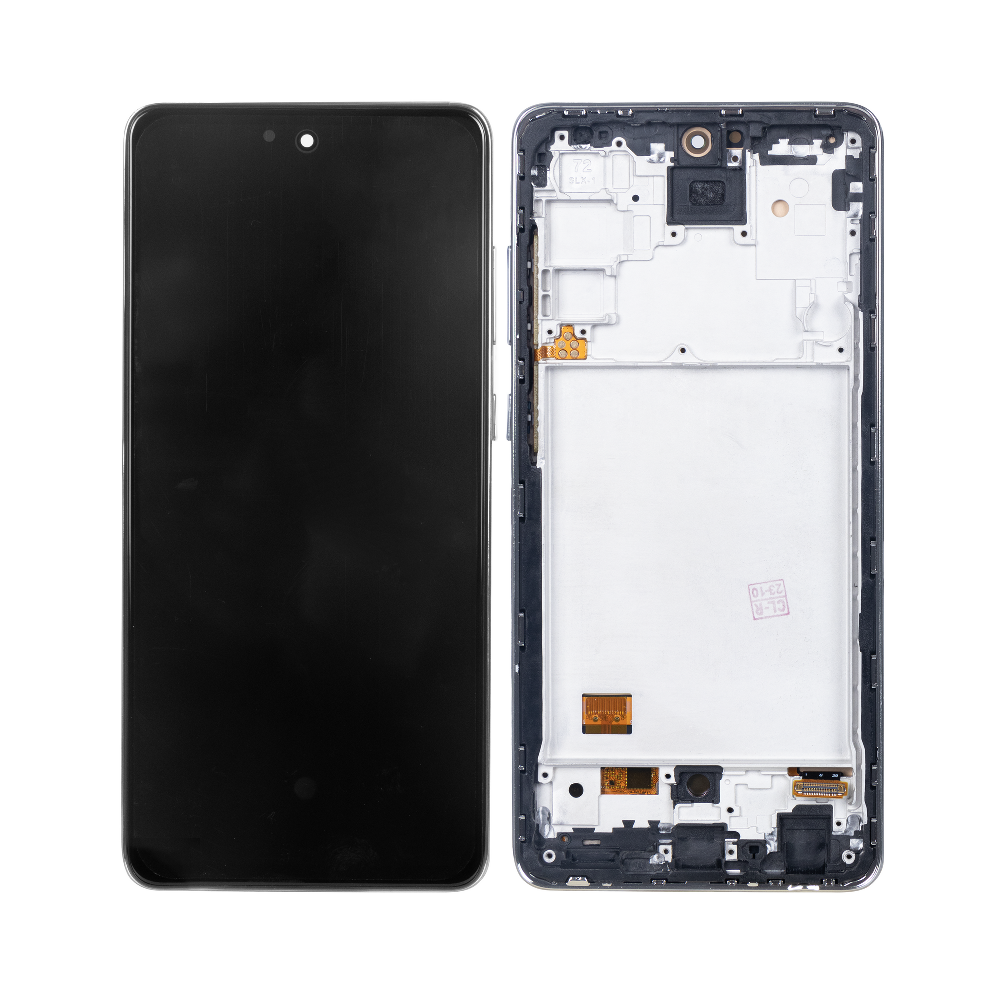 Samsung Galaxy A72 A725F Ecran et Digitizer Avec Cadre Blanc Awesome Soft-OLED