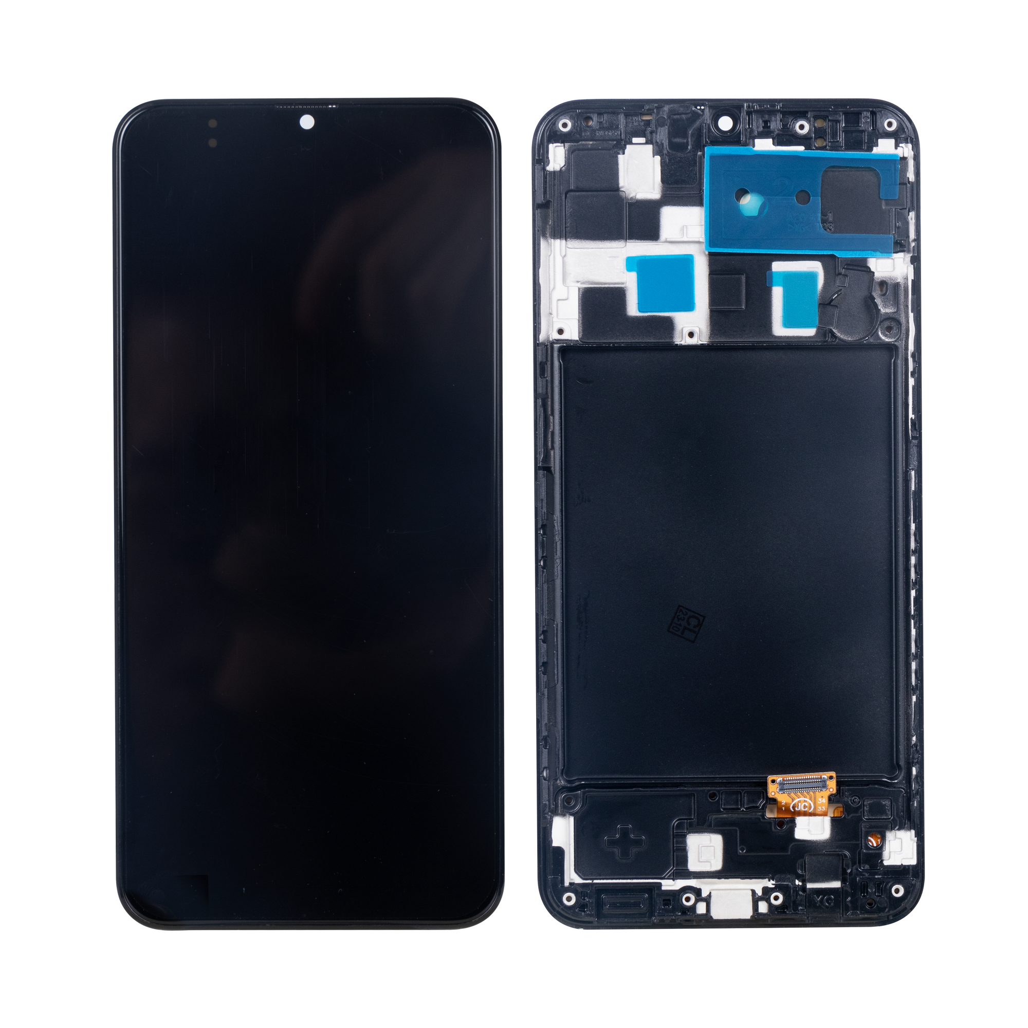 Samsung Galaxy A20 A205F Ecran et Numériseur Avec Cadre Noir Soft-OLED