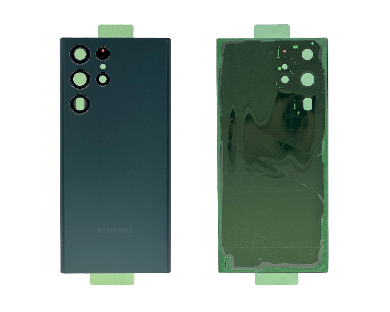 Samsung Galaxy S22 Ultra S908B Coque arrière verte (+ lentille)