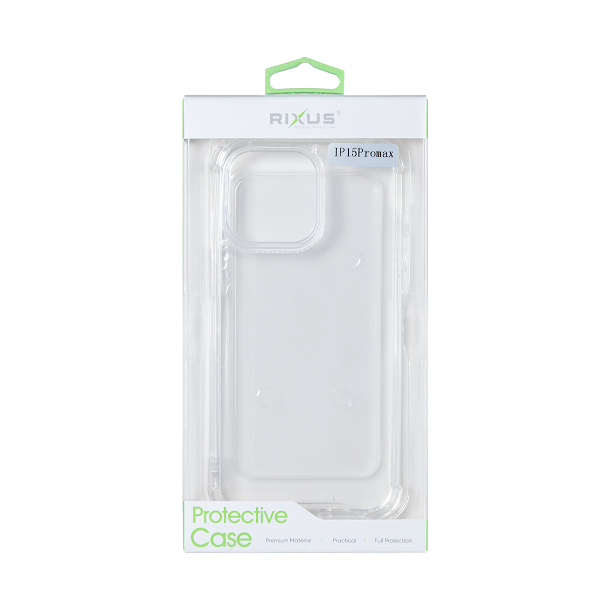 Rixus pour iPhone 15 Pro Max Coque Anti-Eclatement Transparente