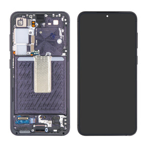 Samsung Galaxy S23 S911B Écran et numériseur avec cadre Lime Service Pack