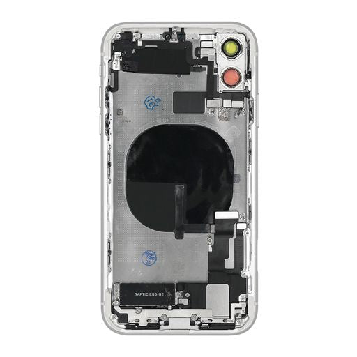 Pour iPhone 11 Boîtier complet incluant toutes les petites pièces sans la batterie et la caméra arrière (blanc)