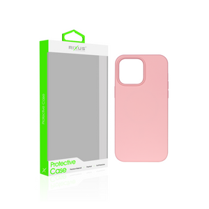 Rixus For iPhone 14 Plus Soft TPU Phone Case With MagSafe Pink (coque pour iPhone 14 Plus en TPU souple avec MagSafe)