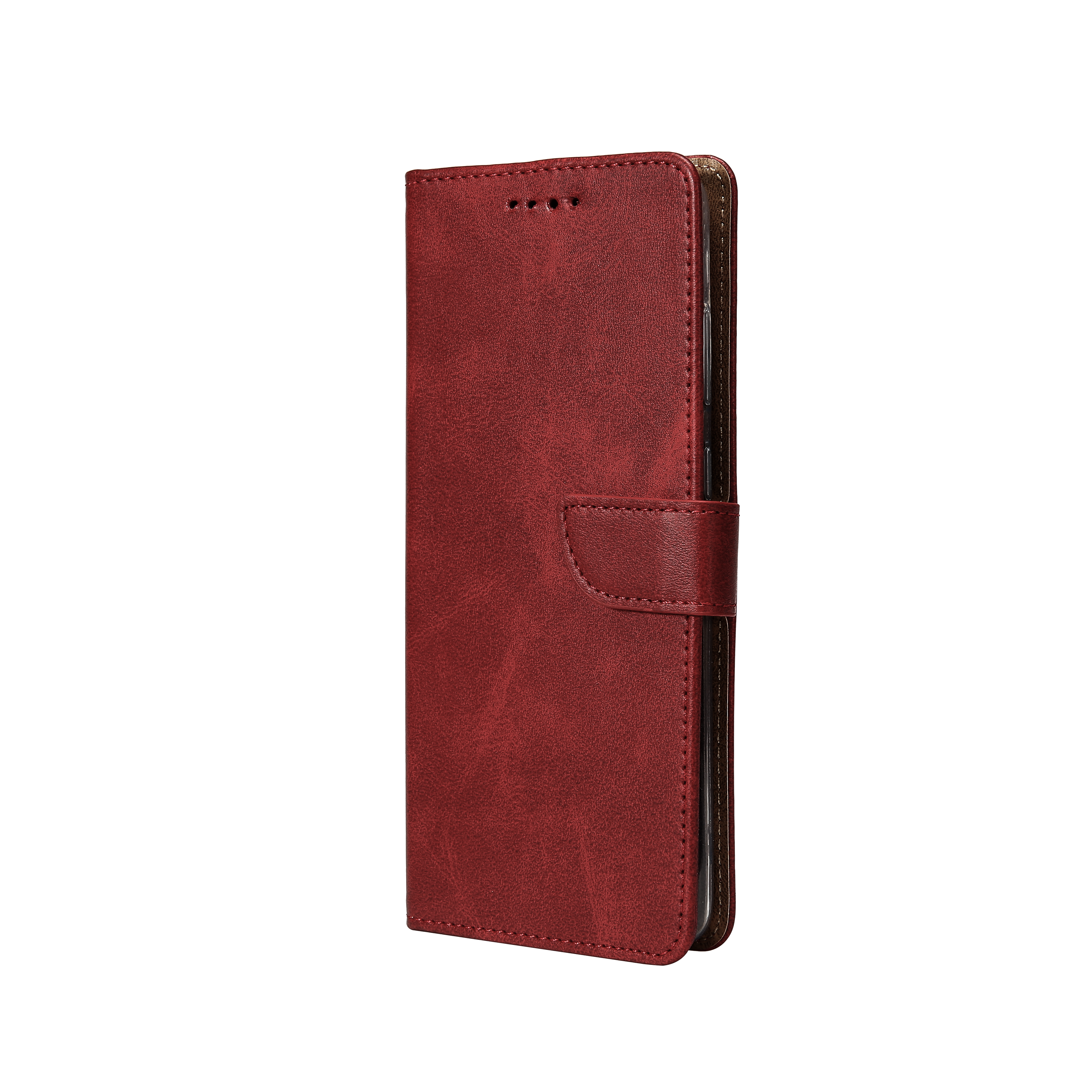 Rixus Bookcase Pour Samsung Galaxy A32 5G A326B Rouge foncé