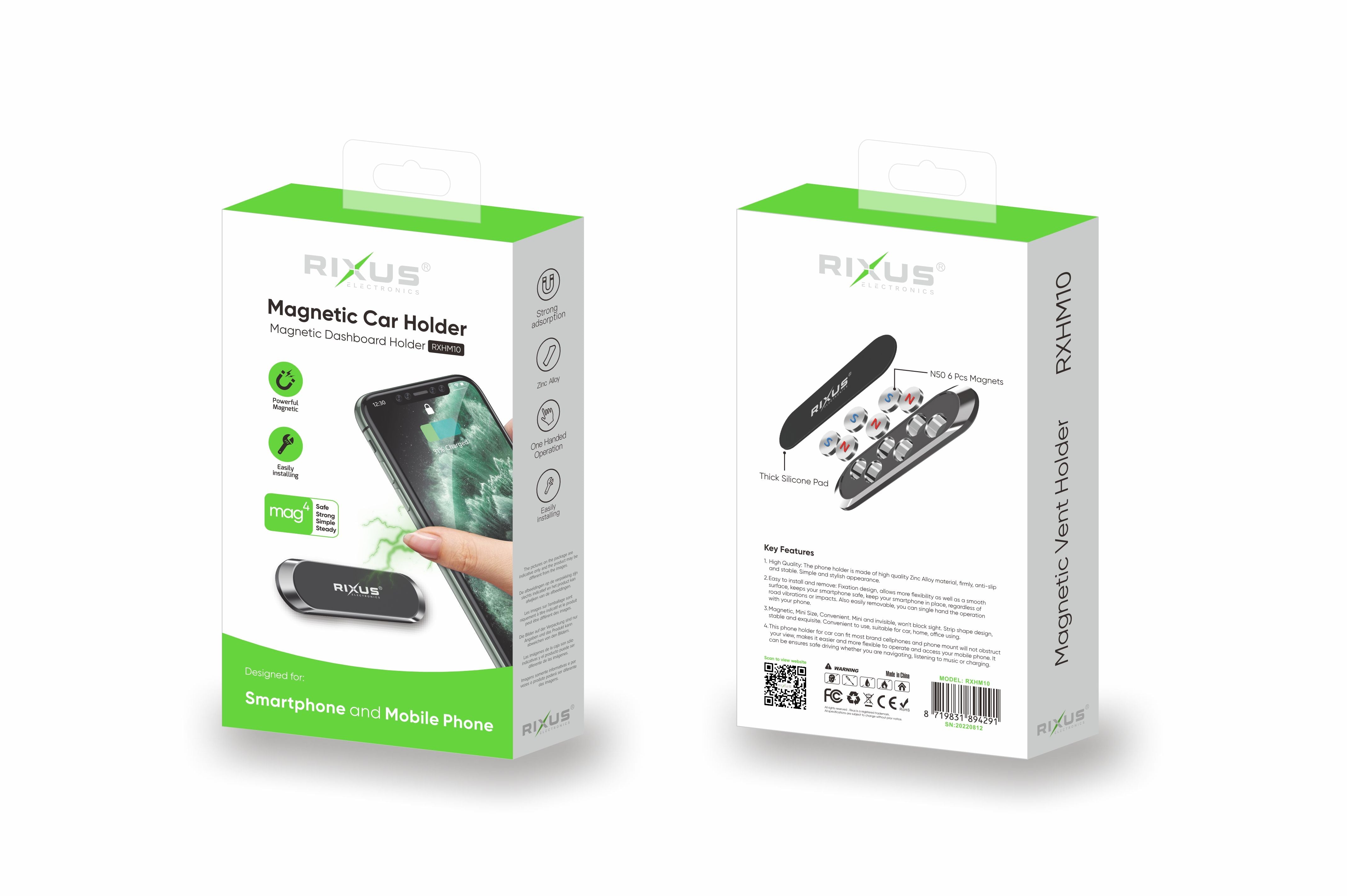 Rixus RXHM10 Support magnétique universel en silicone