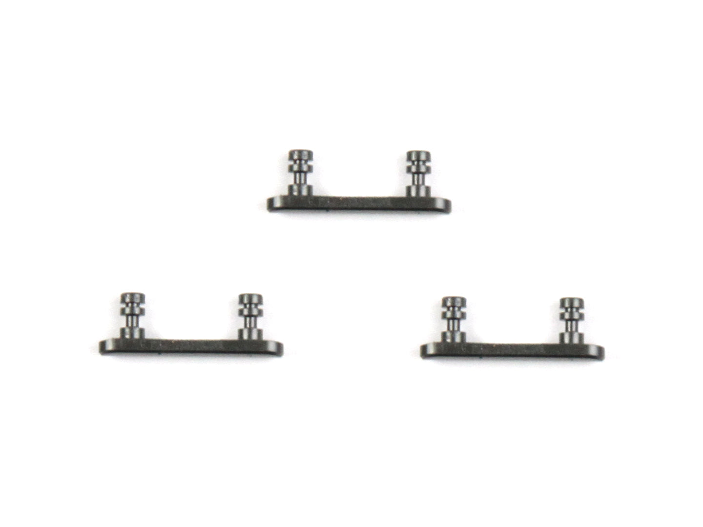 Pour iPhone 8 Plus Jeu de boutons d'alimentation et de volume (3pc) Noir