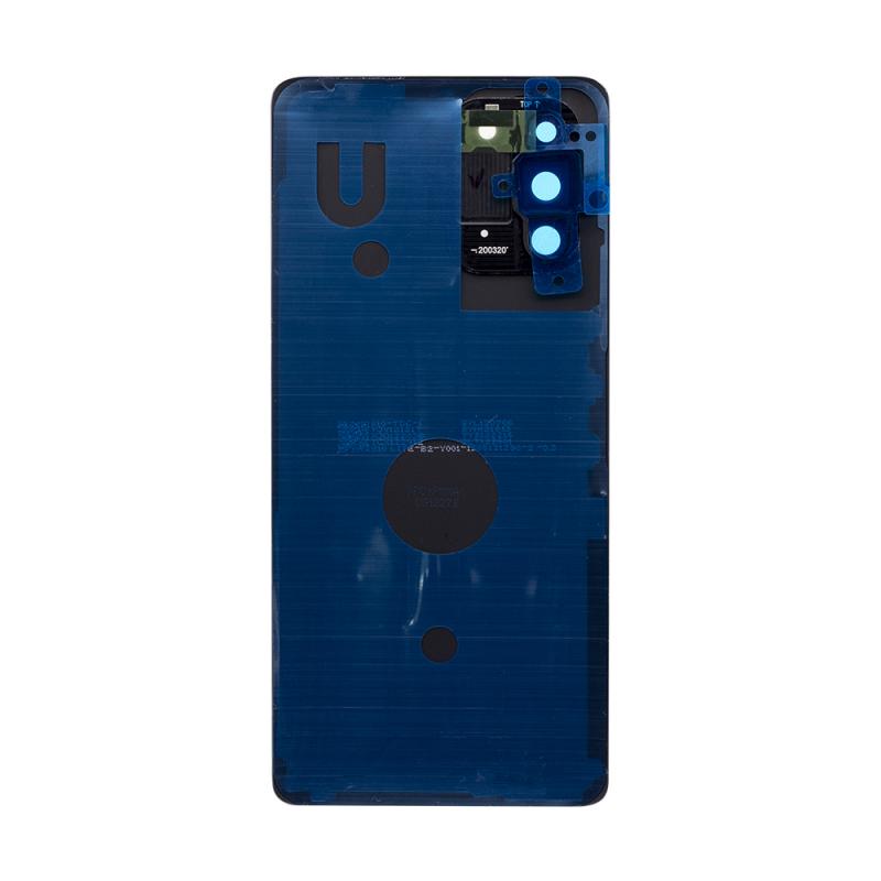 Samsung Galaxy S10 Lite G770F Coque arrière bleu prisme avec lentille (OEM)