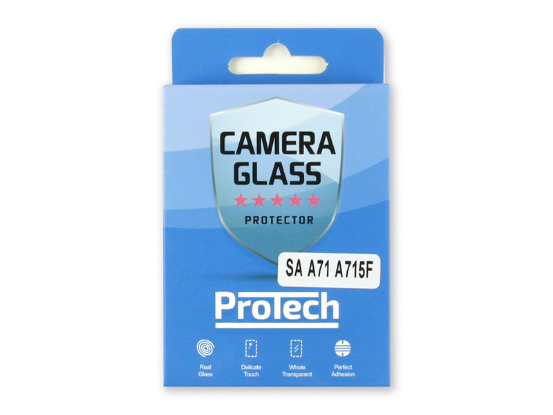 Verre trempé 2.5D pour l'objectif de l'appareil photo du Samsung Galaxy A71 A715F