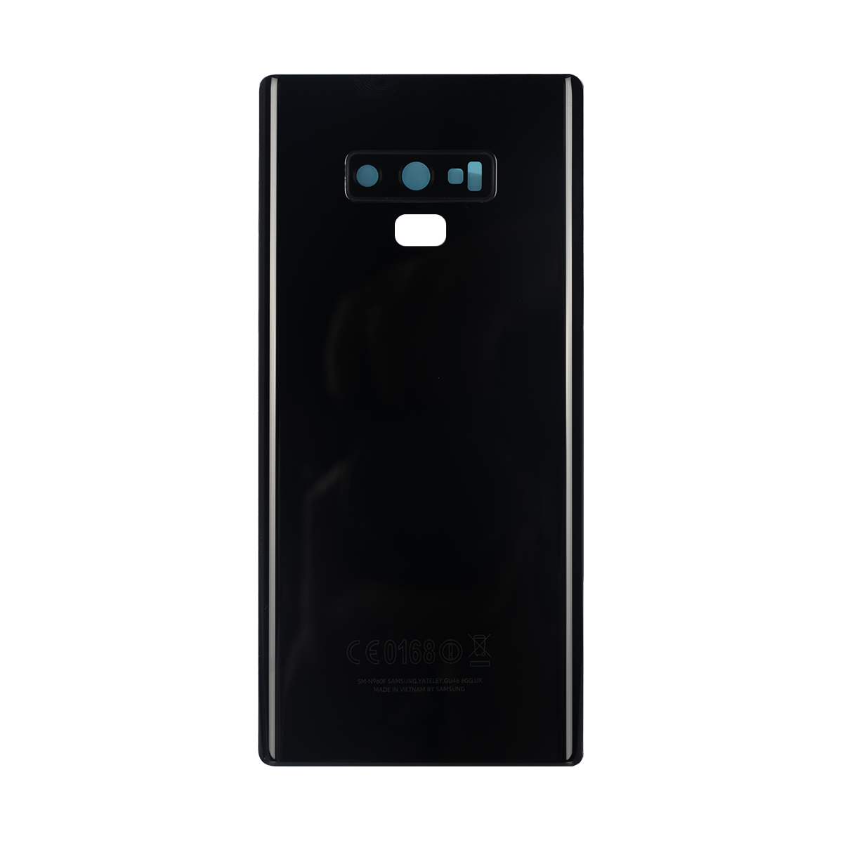 Samsung Galaxy Note 9 N960F Coque arrière noir minuit avec objectif (OEM)