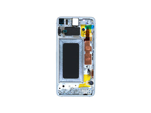 Samsung Galaxy S10e G970F Écran et numériseur avec cadre blanc prismatique Service Pack