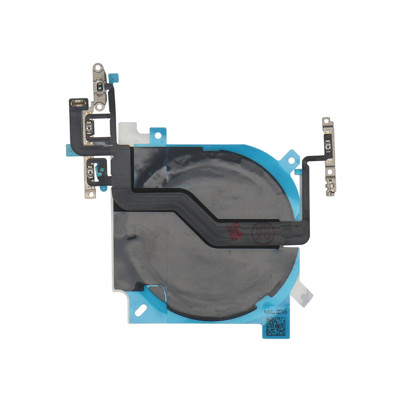 Pour iPhone 12, 12 Pro Power and Volume Flex + Wireless Charging