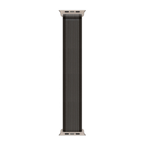 Pour Apple Watch 38mm, 40mm, 41mm Bracelet Nylon Trail Loop Noir Boîte de vente au détail
