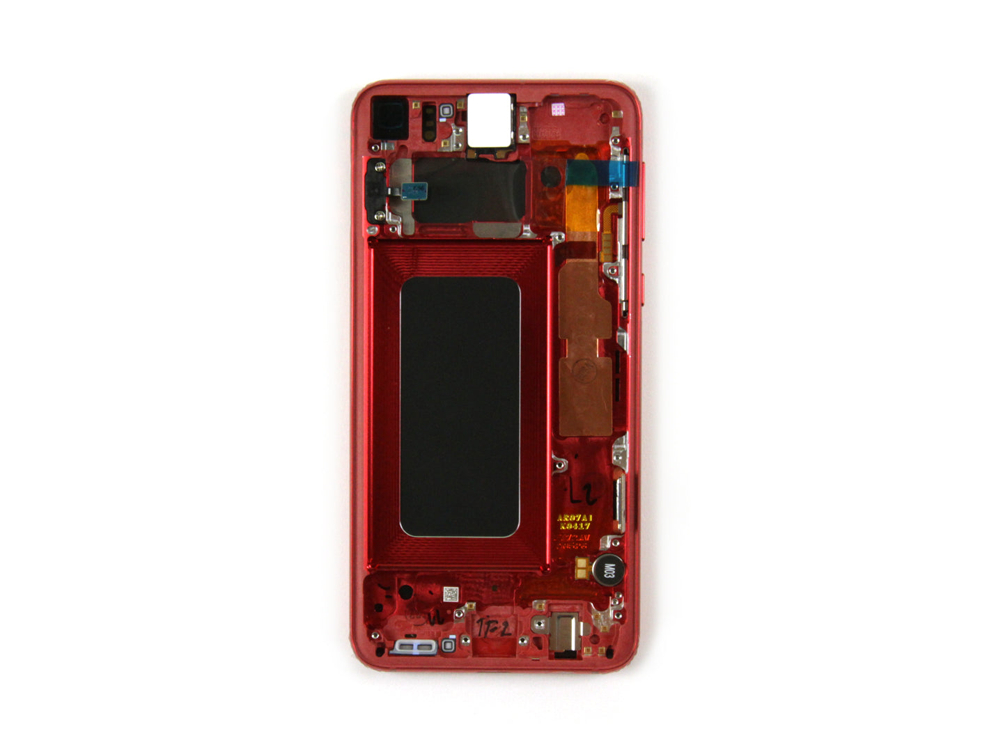Samsung Galaxy S10e G970F Écran et numériseur avec cadre rouge cardinal Service Pack