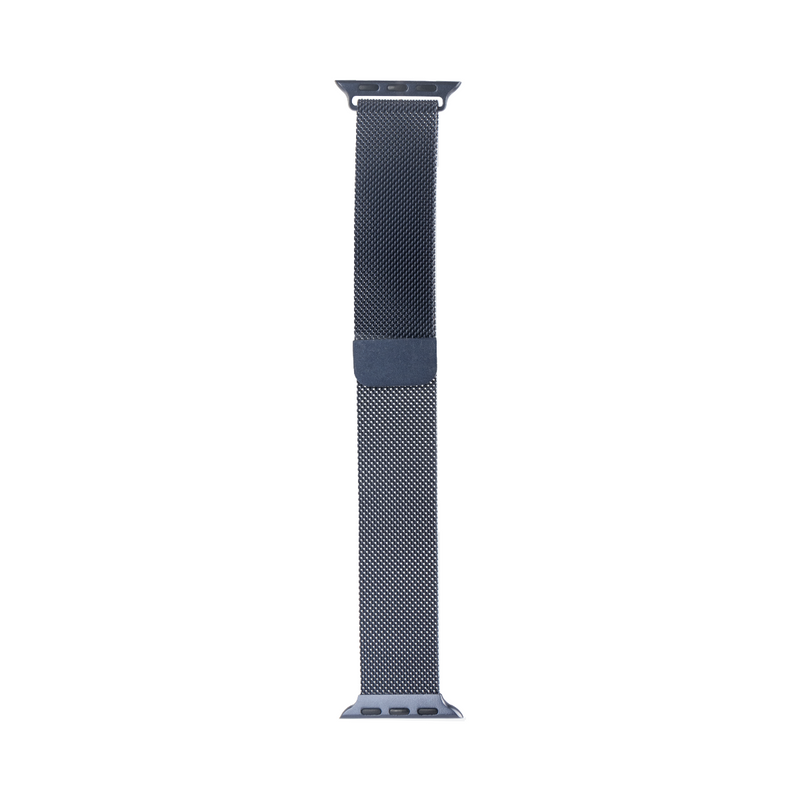 Pour Apple Watch 42mm, 44mm, 45mm, 49mm Bracelet boucle milanaise 7ème génération Minuit
