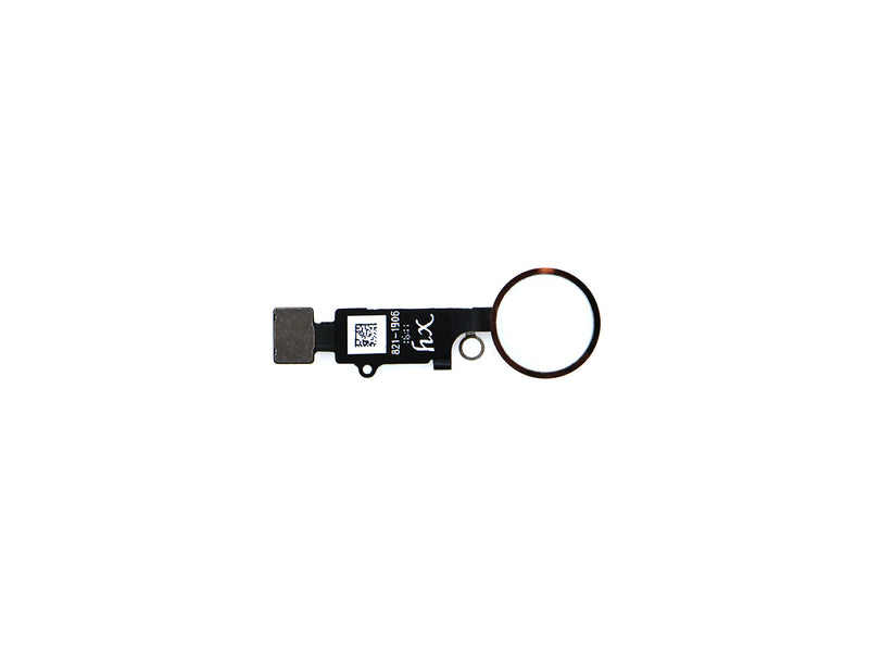 Pour iPhone 7, 7 Plus, 8, 8 Plus Bouton d'accueil avec fonction retour Or Rose