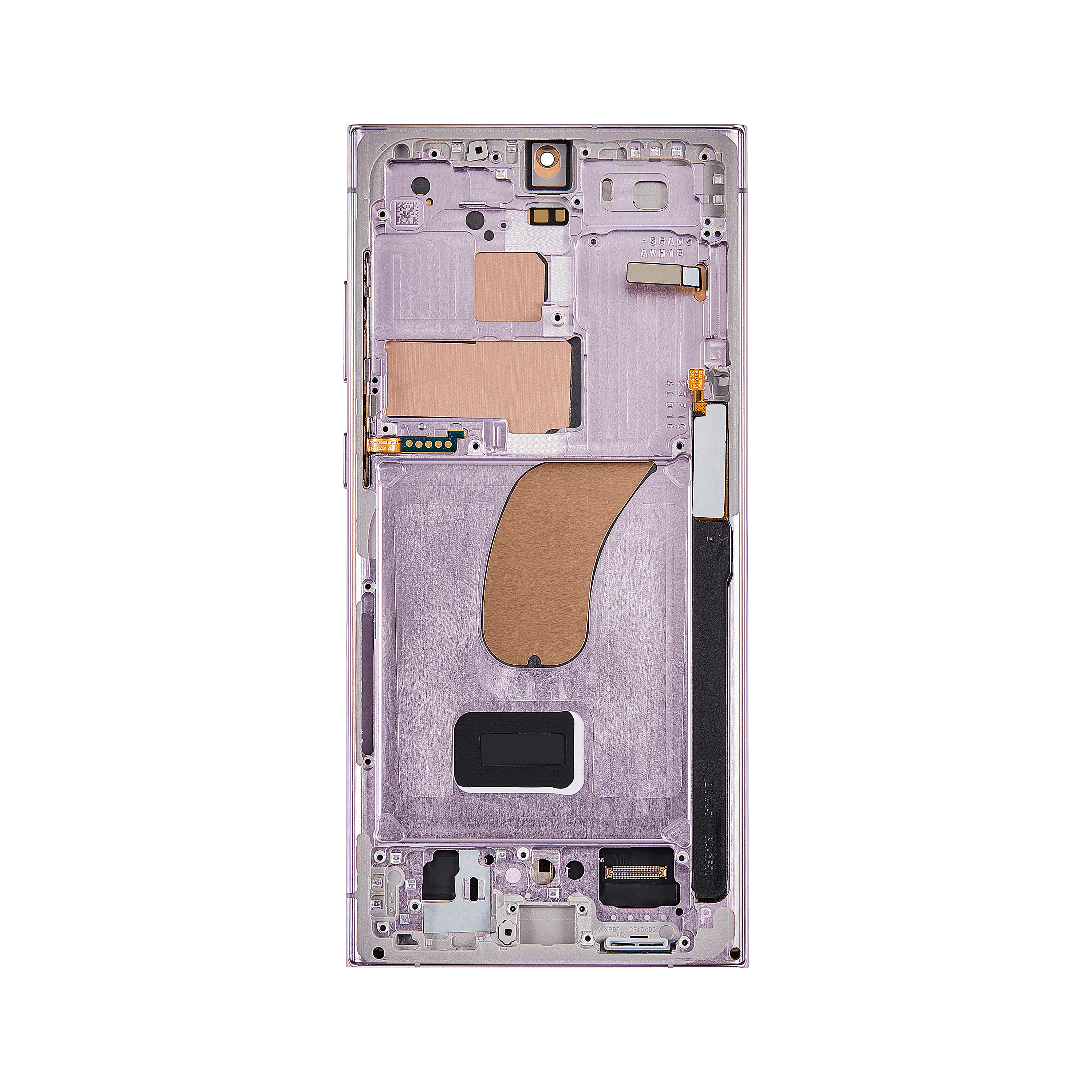 Samsung Galaxy S23 Ultra S918B Écran et numériseur avec cadre Lavender Service Pack