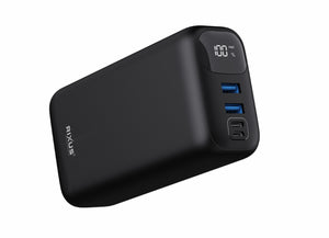Rixus RXPB62 22.5W Super Fast Power Bank 30.000mAh 2USB+1PD OutPut Noir