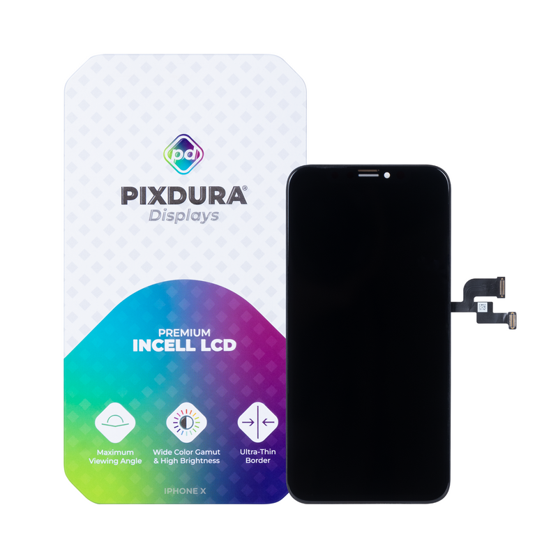 PIXDURA pour l'écran et le numériseur de l'iPhone X In-Cell Premium