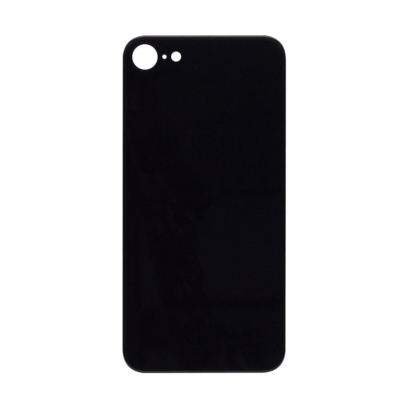 Pour iPhone SE (2020, 2022) Extra Glass Noir (Cadre de l'appareil photo élargi)