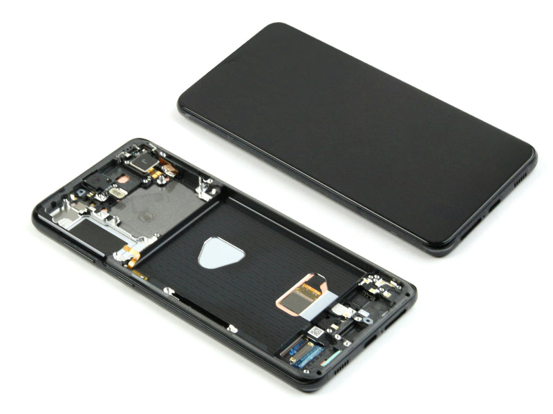 Samsung Galaxy S21 Plus 5G G996B Écran et numériseur avec cadre Phantom Black Service Pack