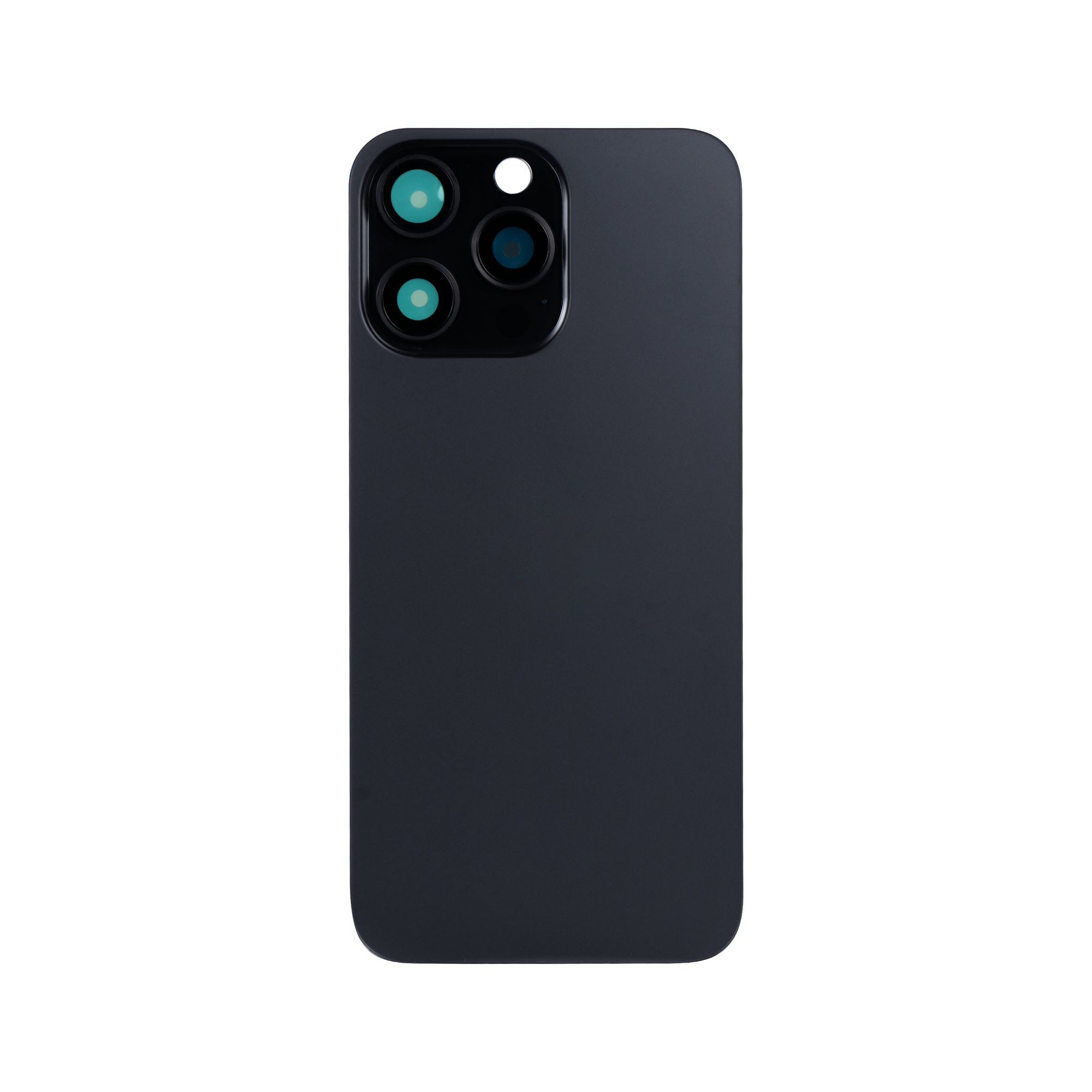 Pour iPhone 15 Pro Max Extra Verre Avec Cadre Caméra Élargie Noir Compatible Titane