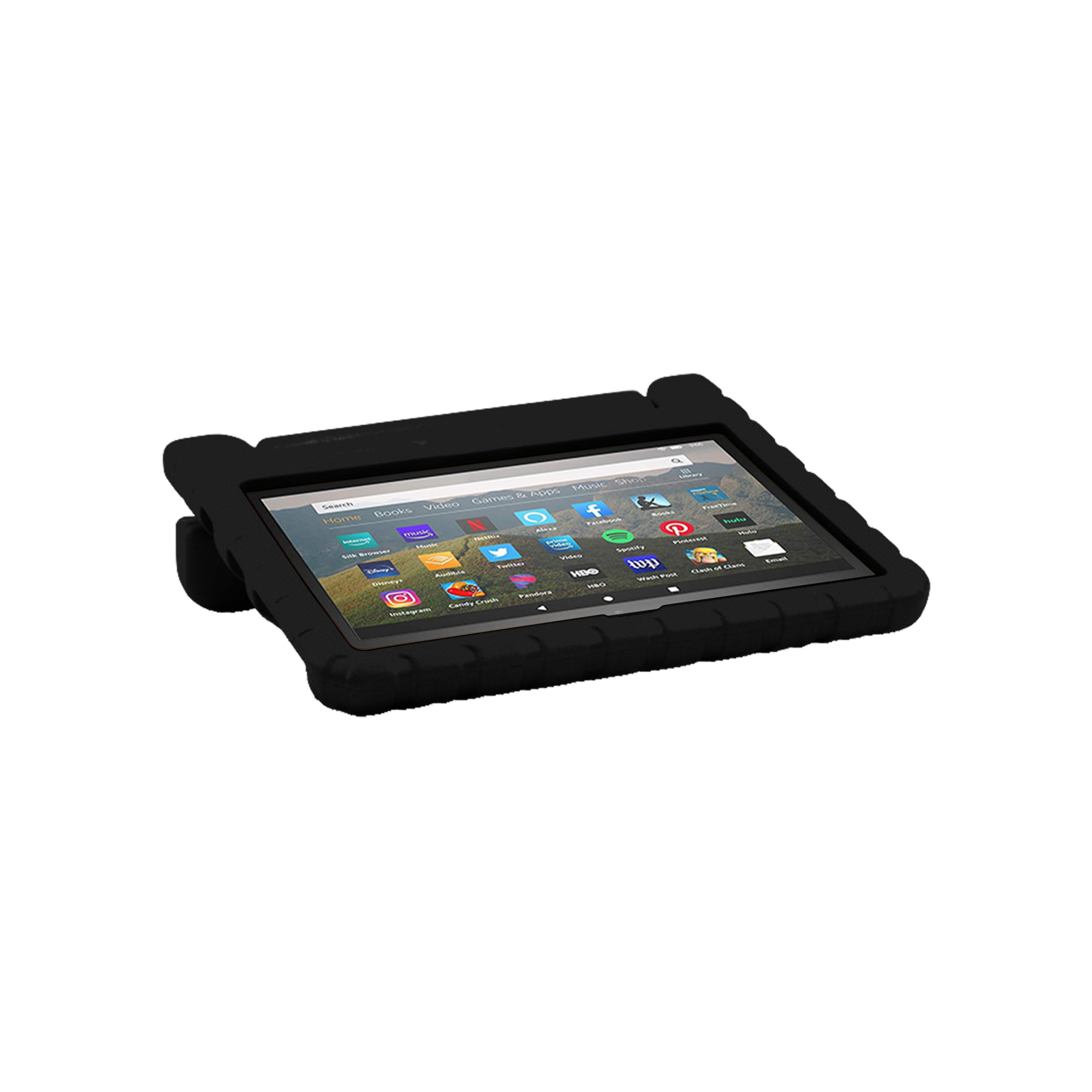 Rixus RXTC06 Pour iPad Pro 11 (2022,2021,2020,2018), iPad Air 4 10.9 (2020) Tablet Kids Case Noir