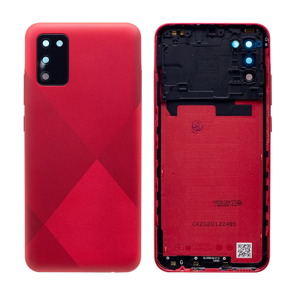 Samsung Galaxy A02s A025F Back Cover Rouge avec lentille (OEM)
