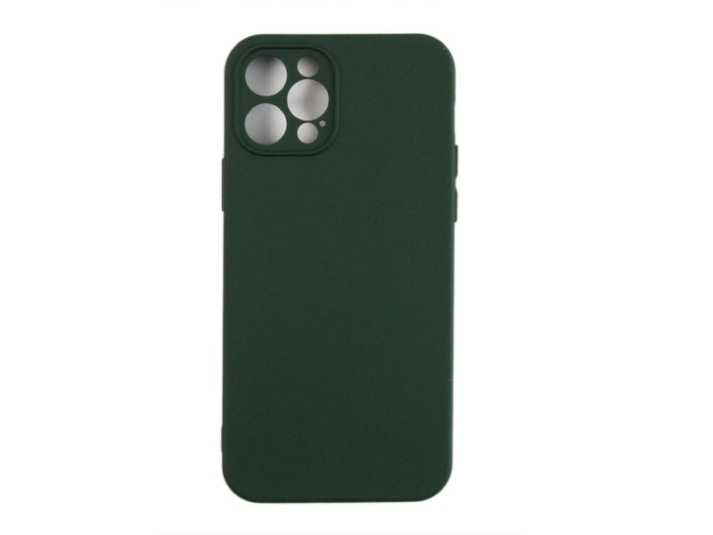 Rixus Coque TPU souple pour iPhone 12 Pro Vert foncé